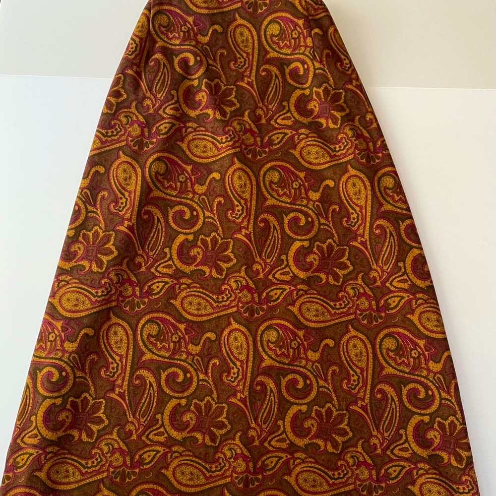 Paisley skirt.